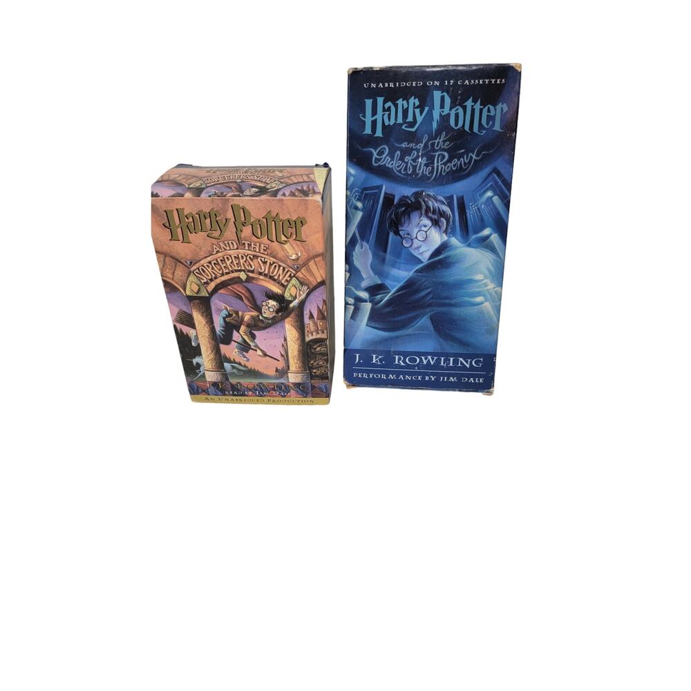 Harry Potter Unabridged Cassette Tapes: Order of the Phoenix &Sorcerers Stone